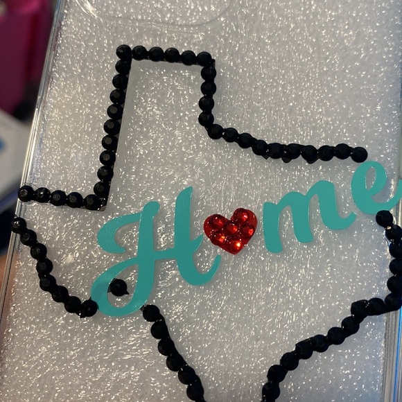 Custom Clear Texas Bling iPhone Case - Picture 3 of 3